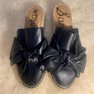 Sam Edelman Lynda Black Bow Espadrille